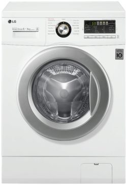 LG F1496AD1 8KG Wash 4KG Dry 1400 Spin Washer Dryer - White